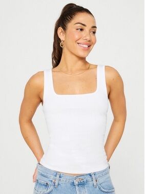Fabletics Daily Rib Square Neck Tank Size Small